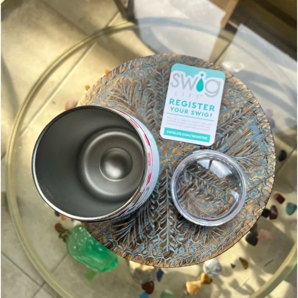 🍉SWIG🍉- Watermelon Popsicle Stemless Wine Tumbler 14oz - Picture 6 of 8